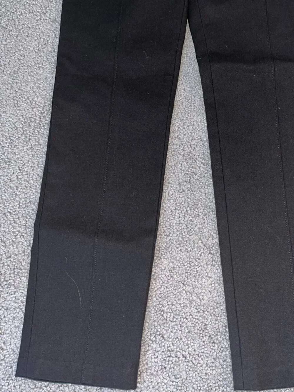 TORY BURCH VANNER PANT in BLACK - NEW WITHOUT TAGS HEAVY STRETCH COTTON SIZE 8